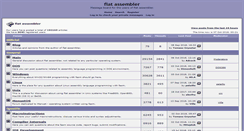 Desktop Screenshot of board.flatassembler.net