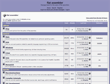 Tablet Screenshot of board.flatassembler.net
